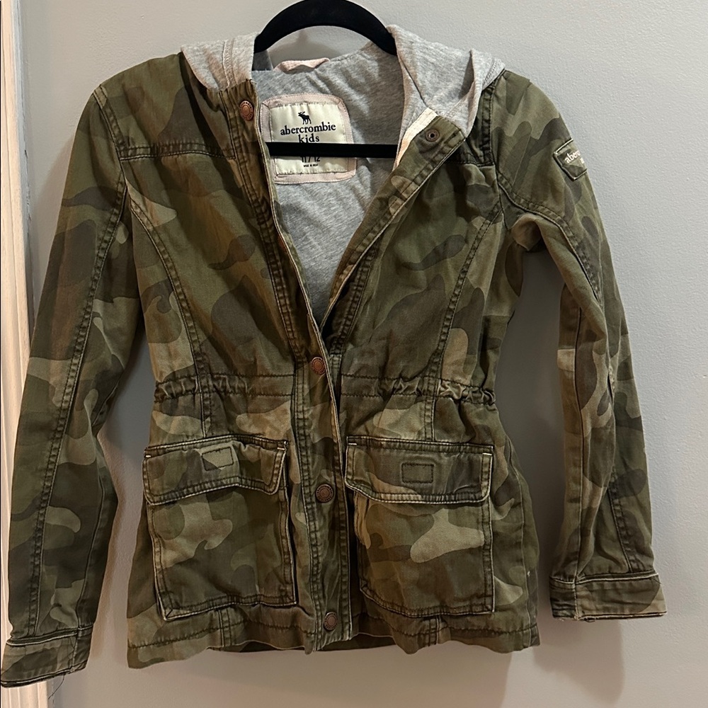 Abercrombie Kids Camo Jacket with Hood